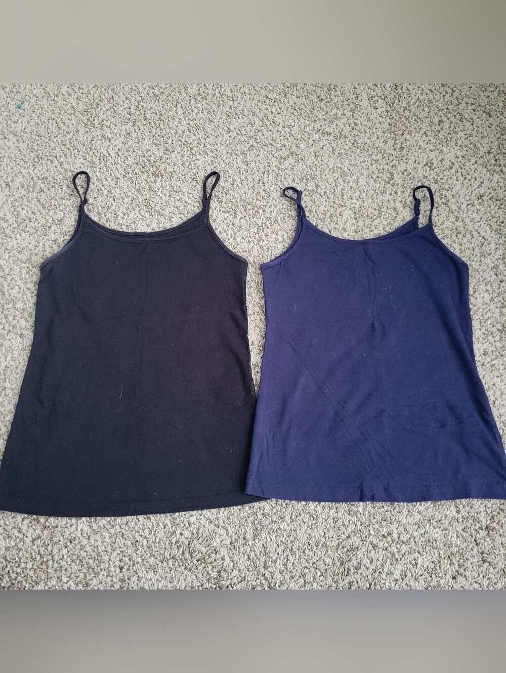 Gap Basic Cami Camisole Tank Top Shirt Black Navy Blue Sleeveless Scoop Small